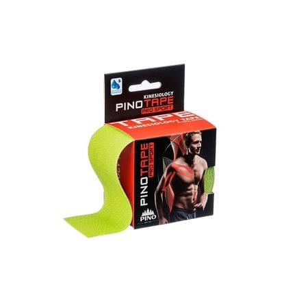 Banda kinesiologica bumbac lime {5cmx5m} Pro Therapy 1b - PINO