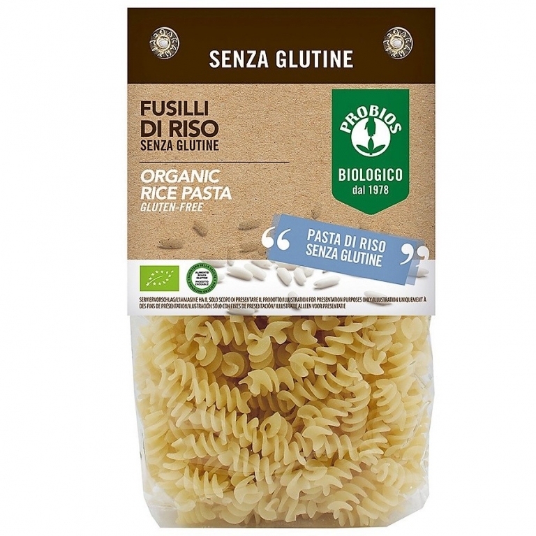 Paste fusilli orez fara gluten eco 400g - PROBIOS