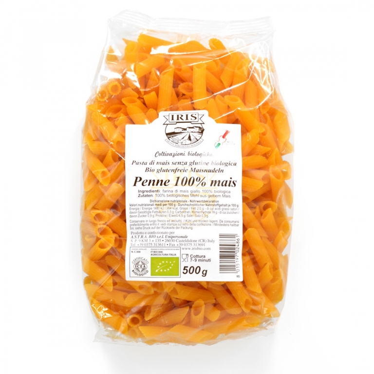 Paste penne porumb fara gluten eco 500g - IRIS BIO