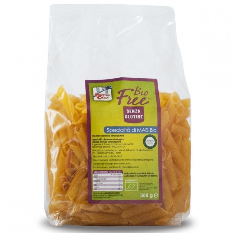 Paste penne porumb fara gluten eco 500g - LA FINESTRA SUL CIELO