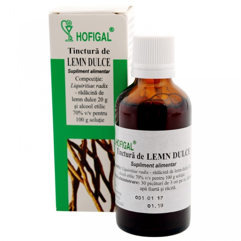 Tinctura lemn dulce 50ml - HOFIGAL