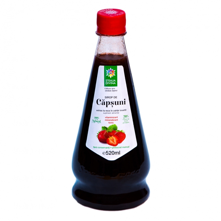 Sirop capsuni 520ml - SANTO RAPHAEL