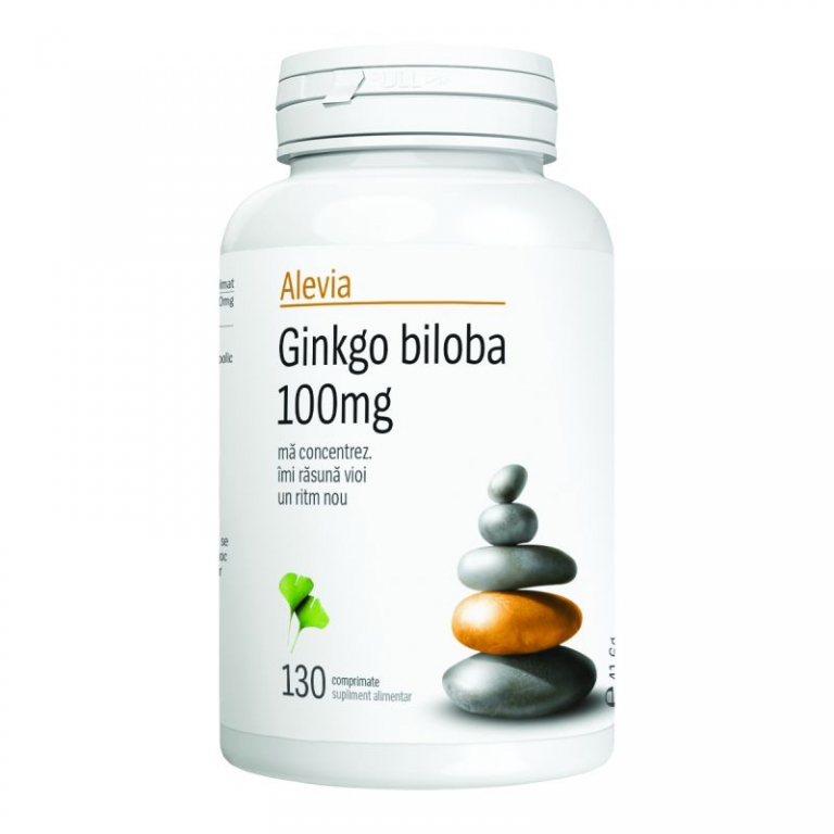 Ginkgo biloba 100mg 130cp - ALEVIA