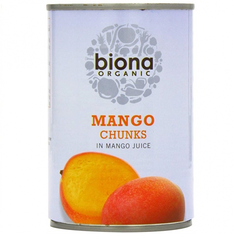 Compot mango bucati fara zahar eco 400g - BIONA