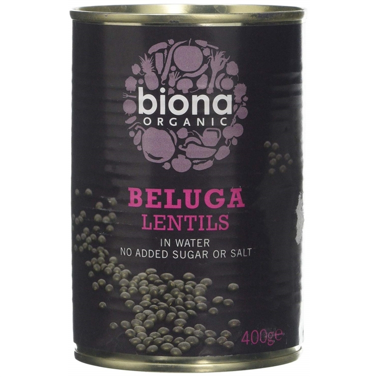 Conserva linte neagra beluga 400g - BIONA