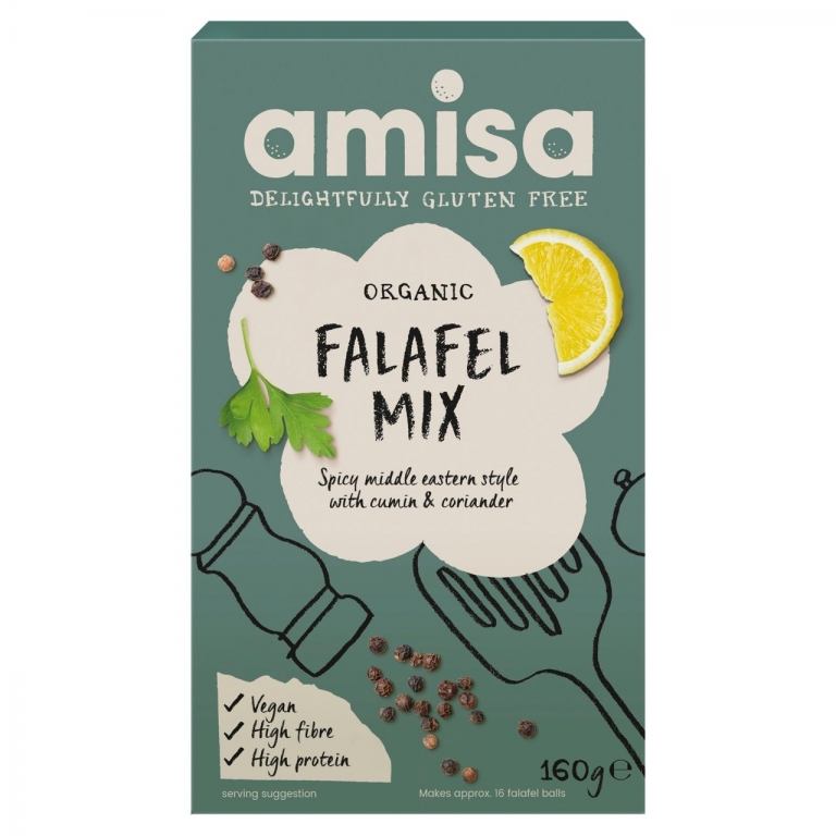 Premix falafel fara gluten bio 160g - AMISA