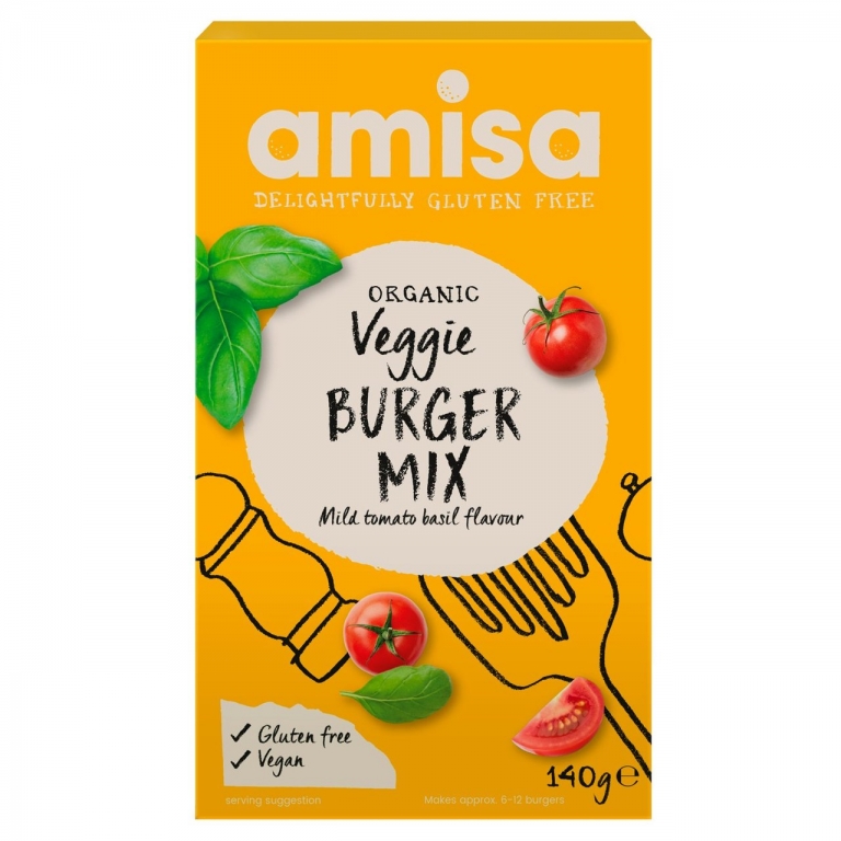 Premix burger vegan fara gluten 140g - AMISA