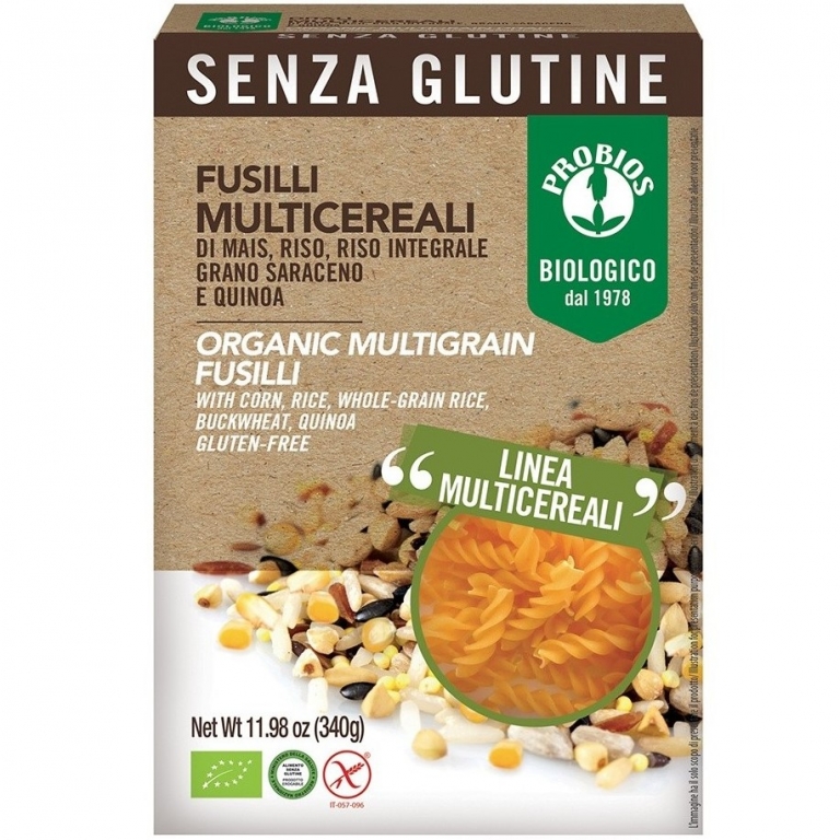 Paste fusilli multicereale eco 340g - PROBIOS