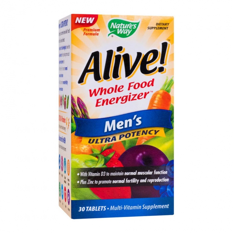 Alive multivitamine men`s ultra 30cp - NATURES WAY