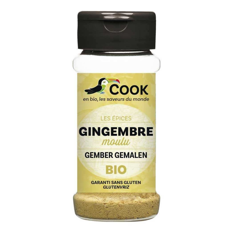 Condiment ghimbir macinat bio 30g - COOK