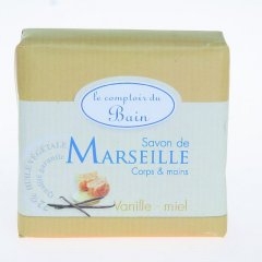 Sapun Marsillia vanilie miere 100g - LE COMPTOIR DU BAIN