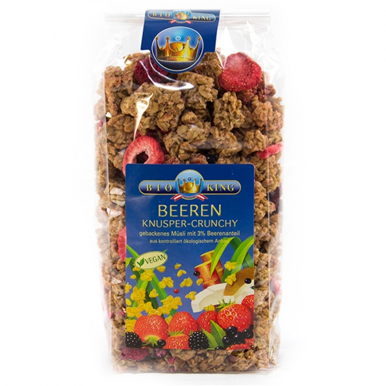 Musli crocant fructe padure eco 375g - BIOKING