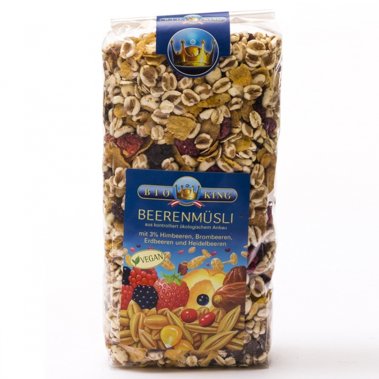 Musli fructe padure eco375g - BIOKING