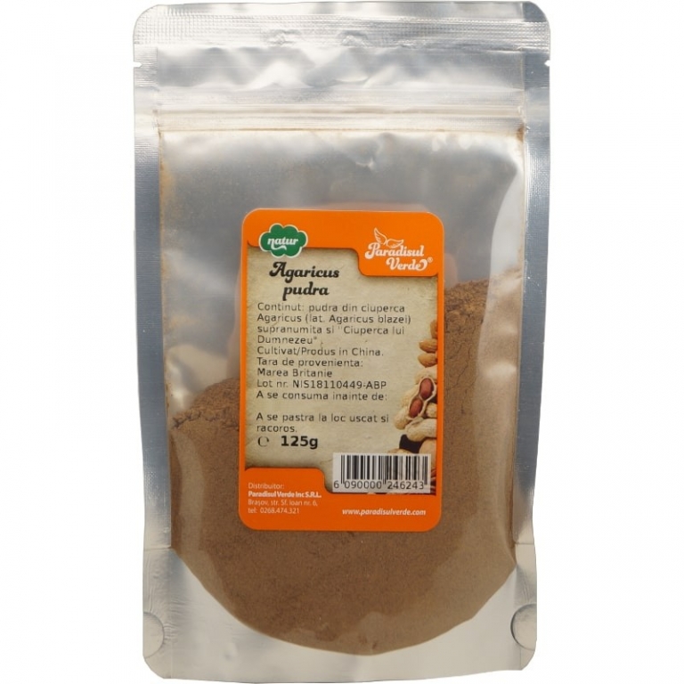 Pulbere agaricus blazei natur 125g - PARADISUL VERDE