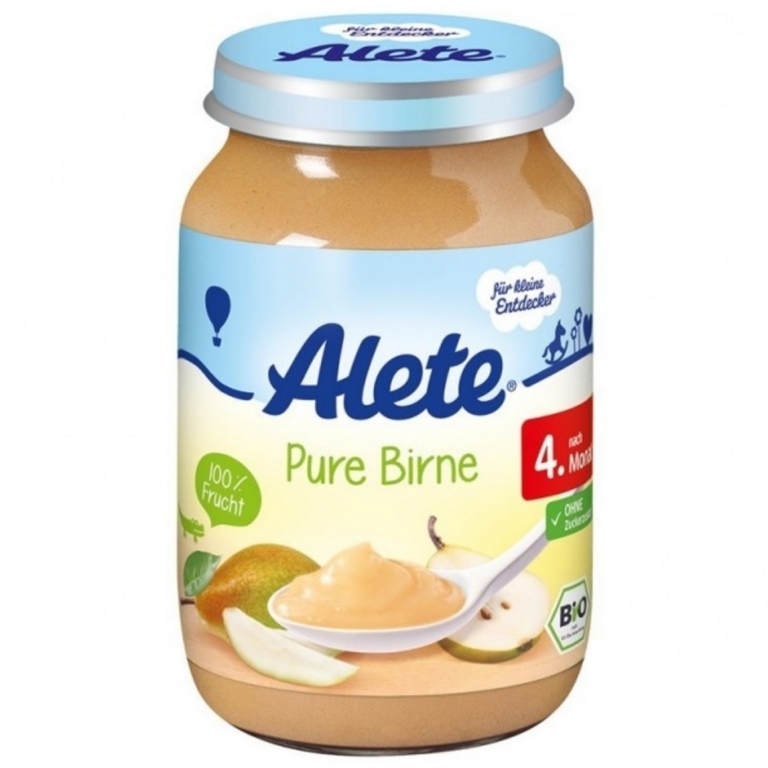 Piure pere bebe +4luni fara gluten eco 125g - ALETE