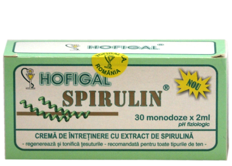 Crema spirulin monodoze 30x2ml - HOFIGAL