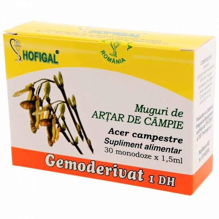 Gemoderivat artar muguri 30x1,5ml - HOFIGAL