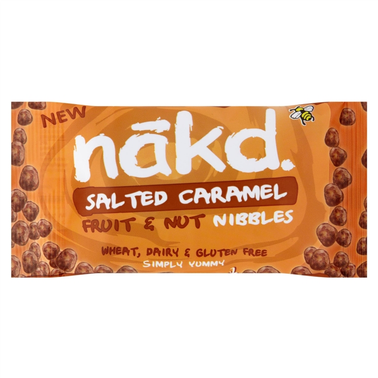 Bobite fructe nuci caramel sarat raw fara gluten 40g - NAKD