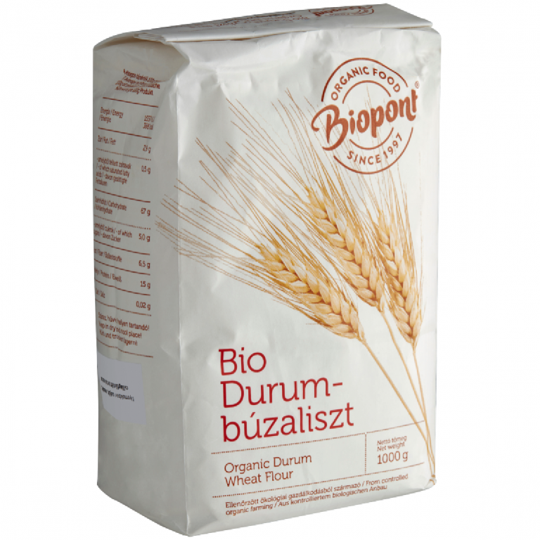 Faina grau alb durum eco 1kg - BIOPONT