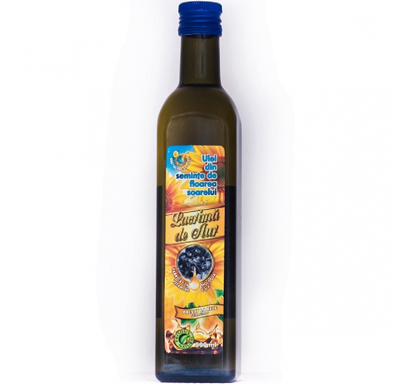 Ulei fl soarelui nerafinat 500ml - SUPERFOODS