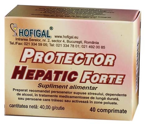 Protector hepatic forte 40cp - HOFIGAL