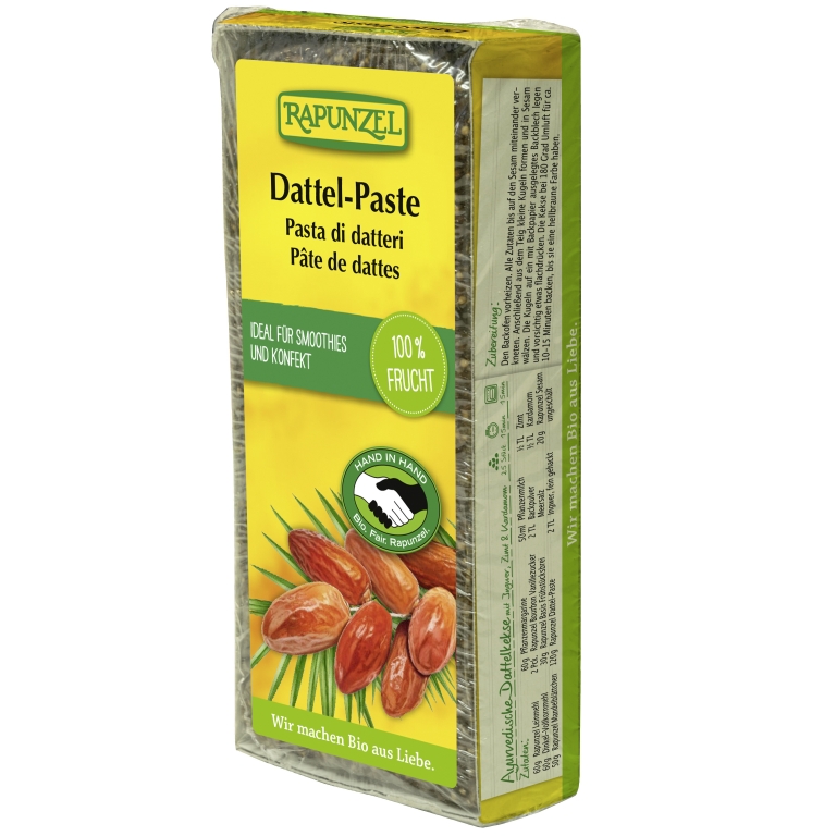 Pasta solida curmale uscate eco 250g - RAPUNZEL