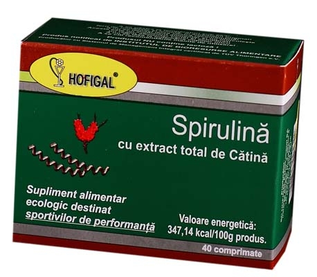 Spirulina catina 40cp - HOFIGAL