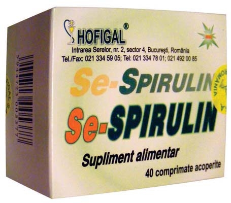 Se spirulin 40cp - HOFIGAL