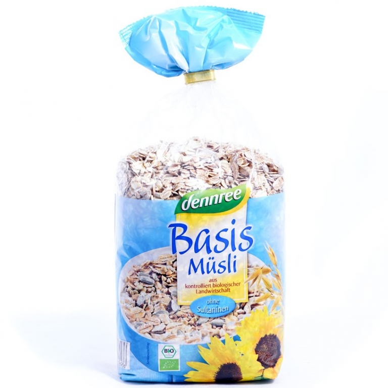 Musli baza fara fructe eco 750g - DENNREE