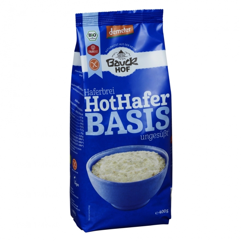 Porridge baza ovaz fara gluten eco 400g - BAUCK HOF