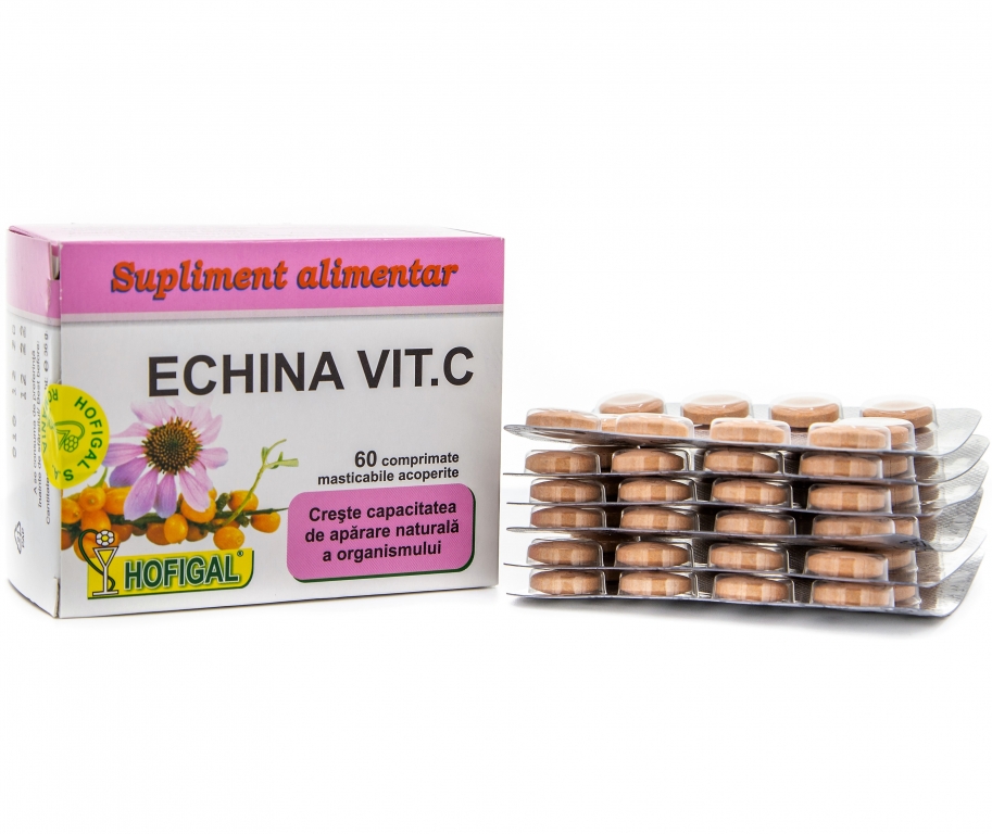 Echina Vit C 60cp - HOFIGAL