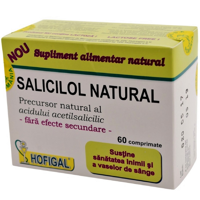 Salicilol natural 60cp - HOFIGAL