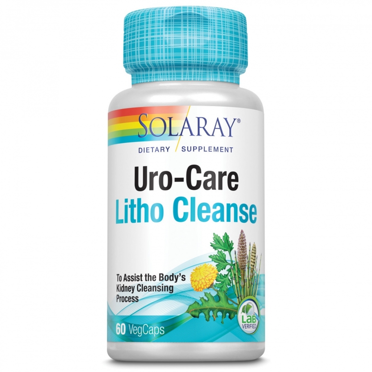 Uro care Litho cleanse kidneys 60cps - SOLARAY