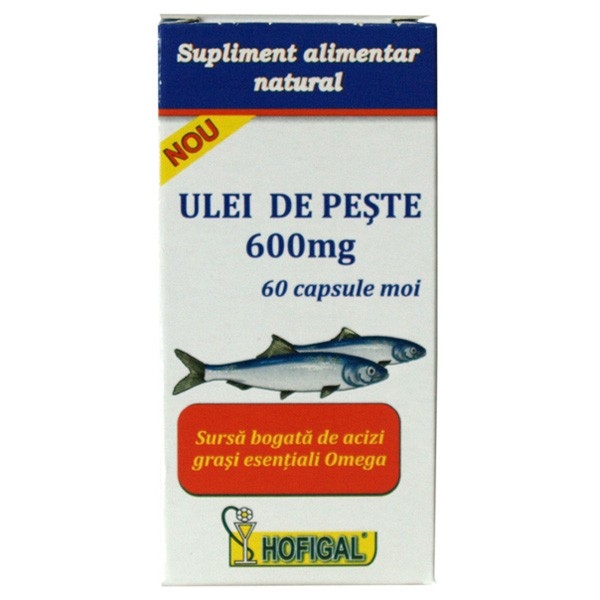 Ulei peste 600mg 60cps - HOFIGAL