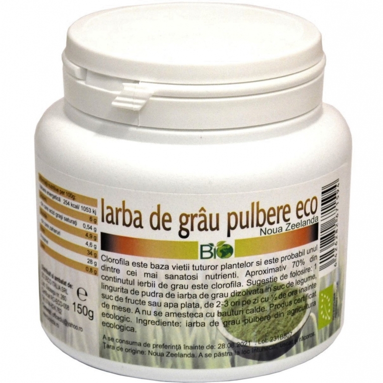 Pulbere iarba grau Noua Zeelanda eco 150g - DECO ITALIA