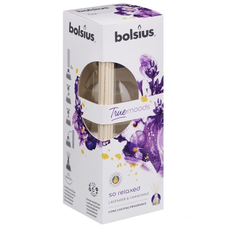 Odorizant difuzor bete casa so relaxed lavanda musetel True Moods 45ml - BOLSIUS