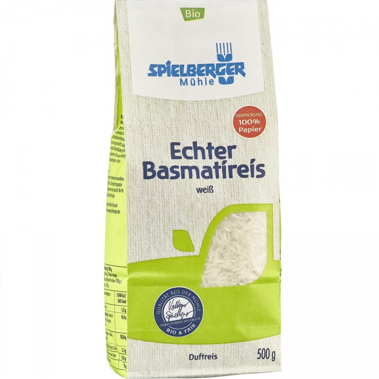 Orez basmati alb bio Demeter 500g - SPIELBERGER