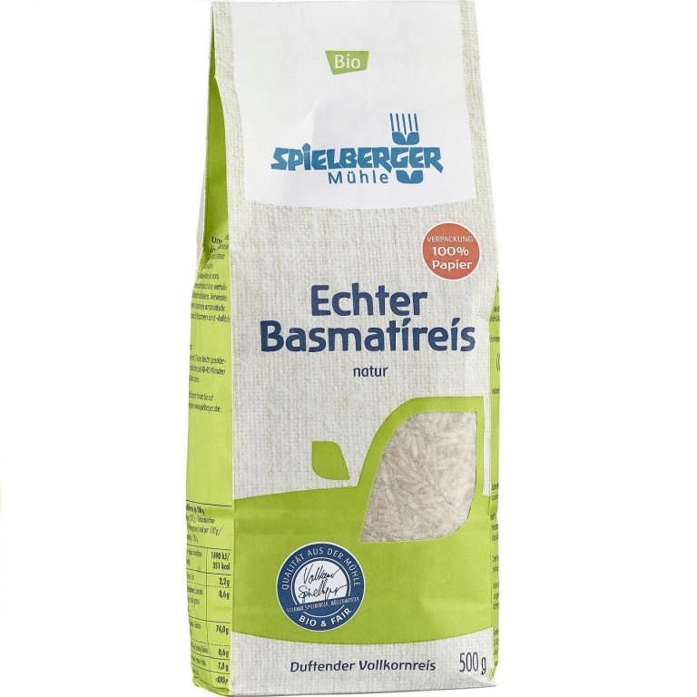 Orez basmati integral bio 500g - SPIELBERGER