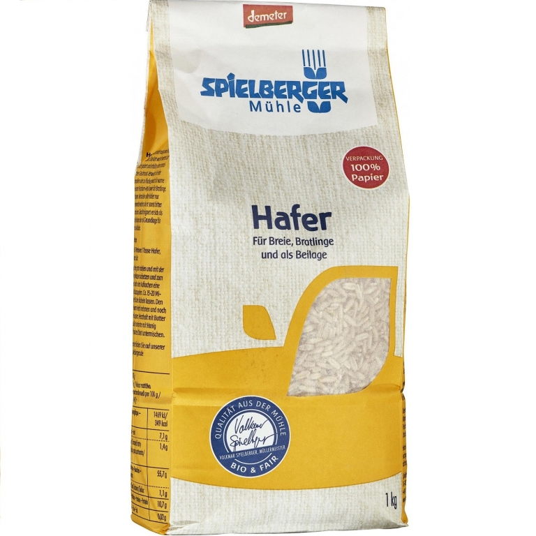 Ovaz boabe demeter eco 1kg - SPIELBERGER