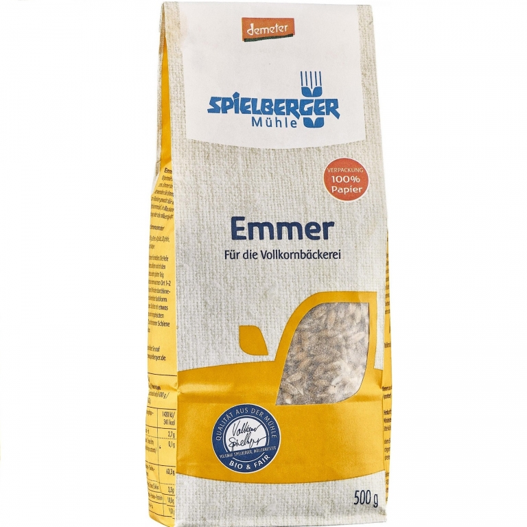 Emmer boabe demeter eco 500g - SPIELBERGER