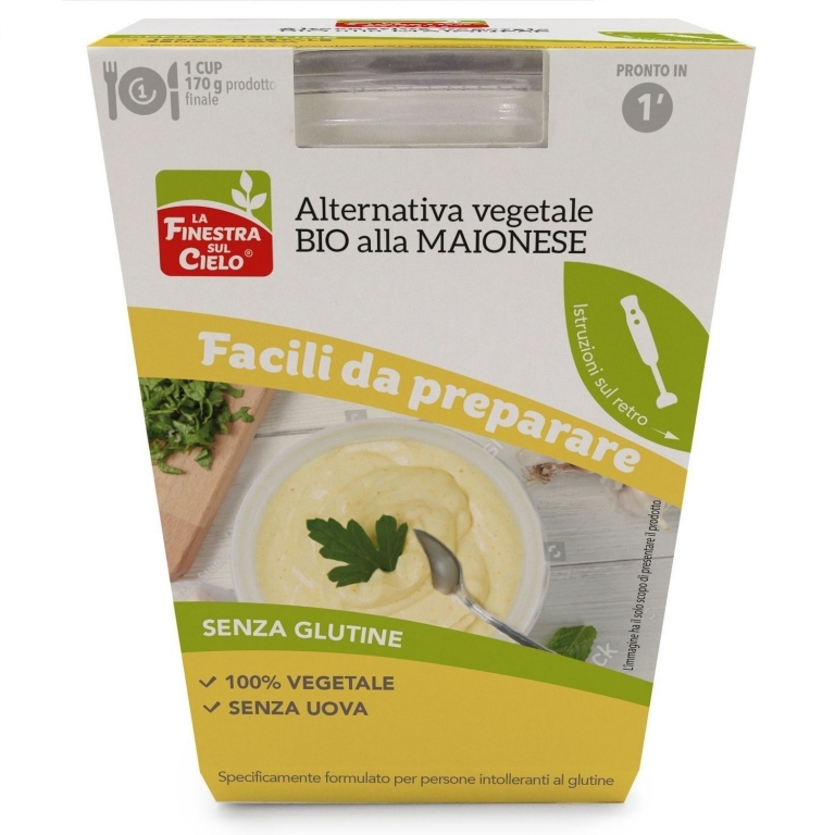 Maioneza vegetala fara gluten eco 122g - LA FINESTRA SUL CIELO