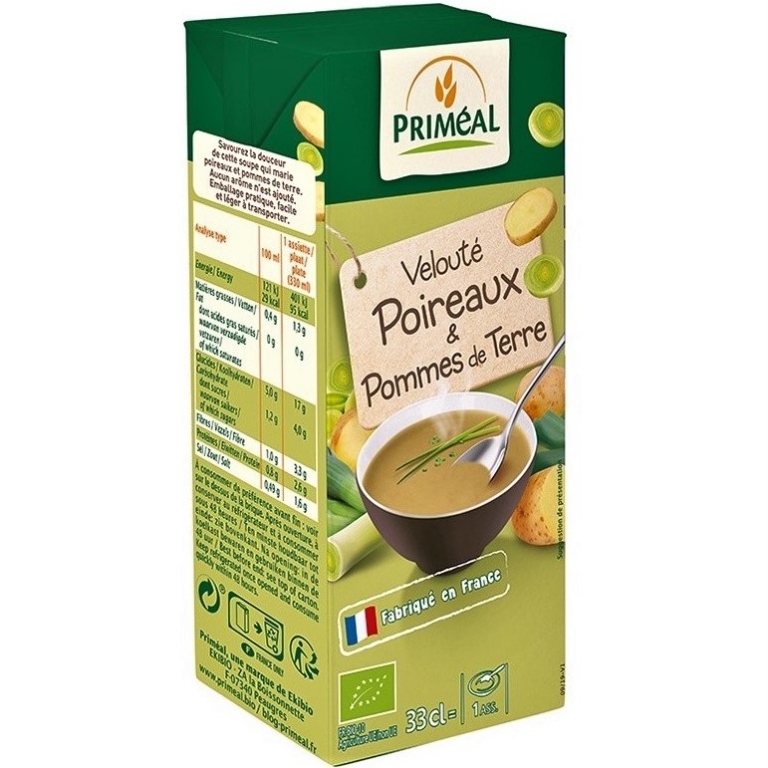 Supa crema praz cartofi eco 330ml - PRIMEAL