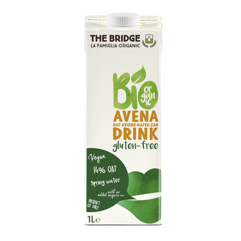 Lapte ovaz fara gluten eco 1L - THE BRIDGE