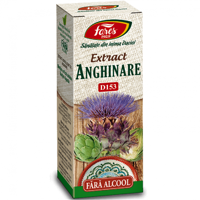 Extract hidrogliceric anghinare fara alcool 50ml - FARES