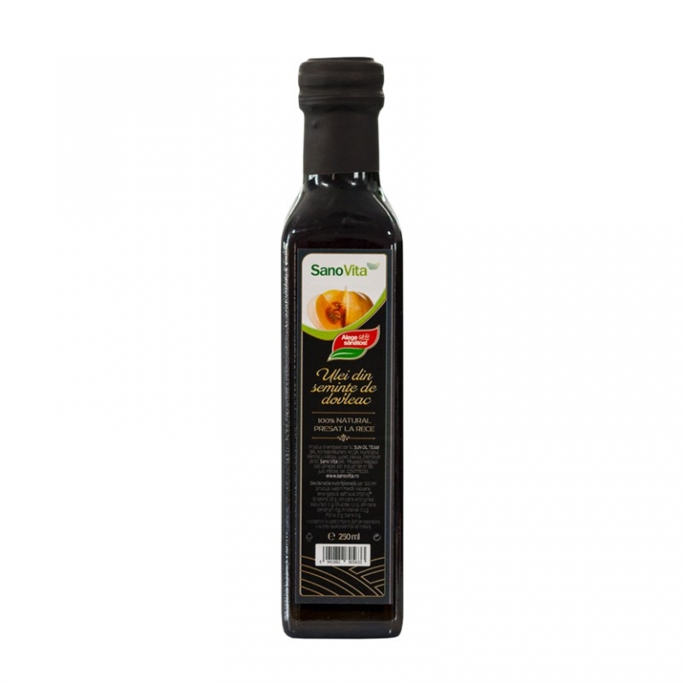 Ulei seminte dovleac 250ml - SANOVITA