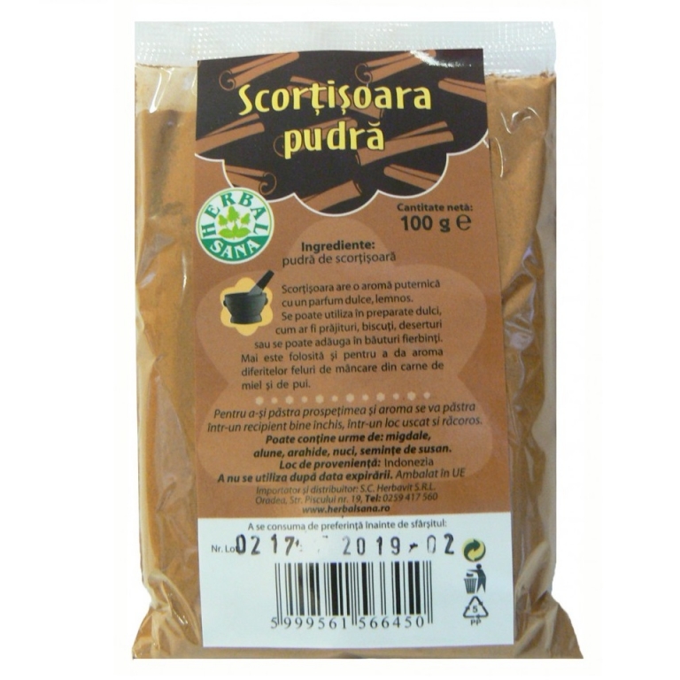 Condiment scortisoara macinata 100g - HERBAL SANA