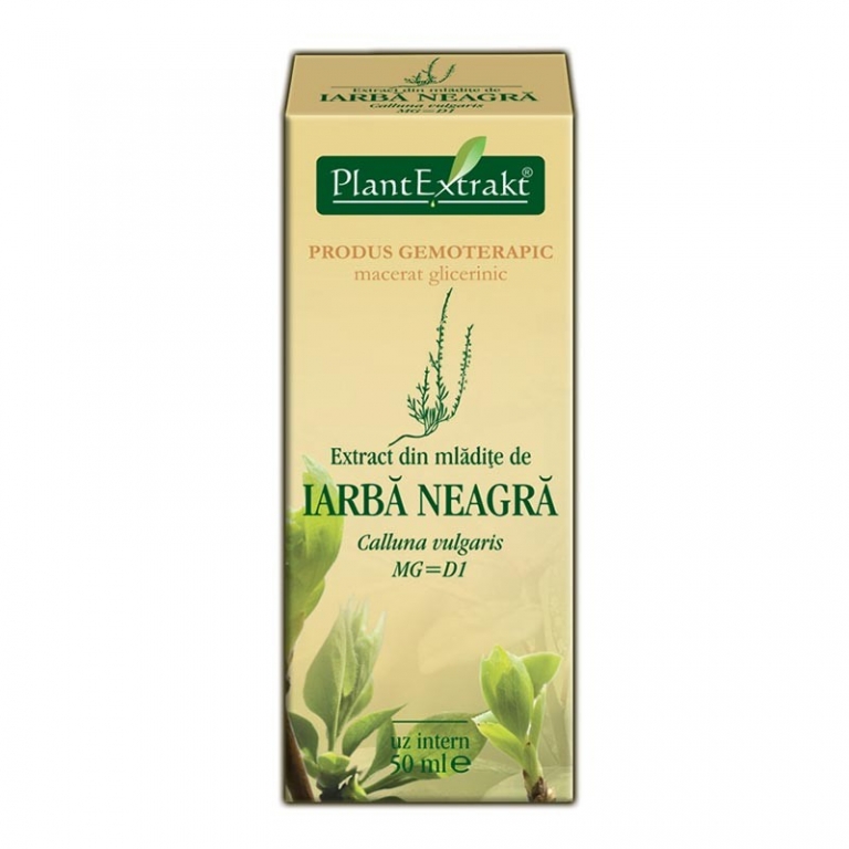 Gemoderivat iarba neagra mladite 50ml - PLANTEXTRAKT