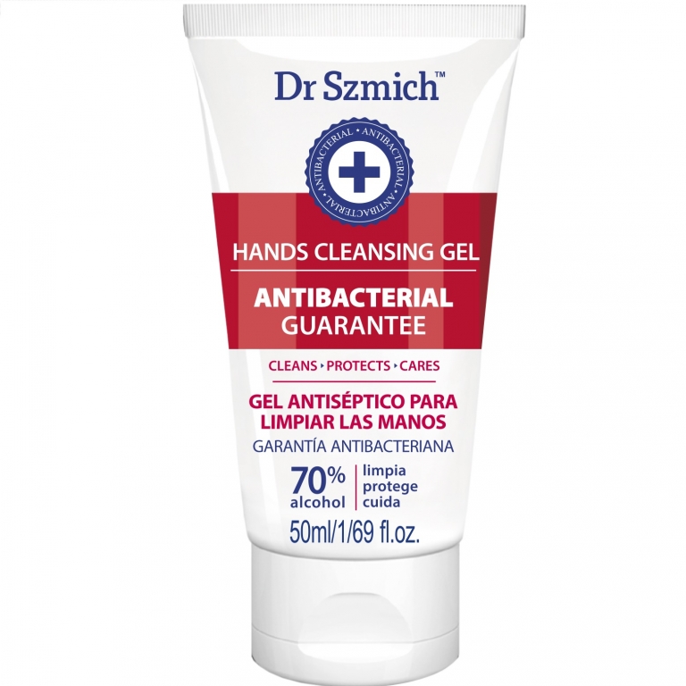 Gel curatare maini antibacterian 70%alcool 50ml - DR SZMICH