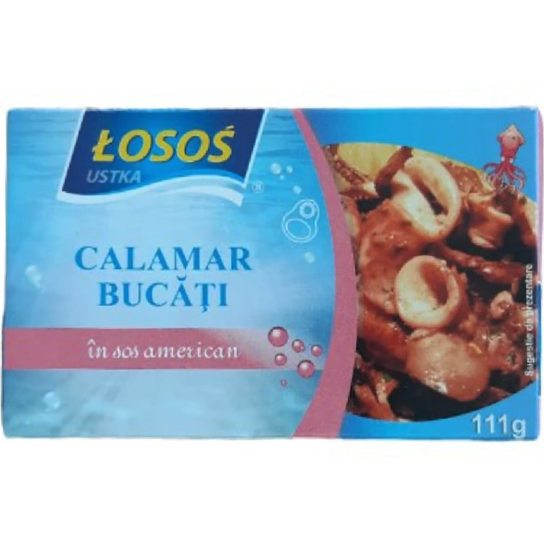 Calamar bucati in sos american 111g - LOSOS