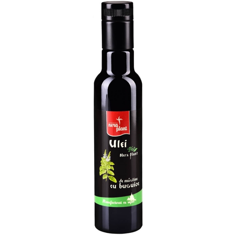 Ulei masline busuioc bio 250ml - NERA PLANT